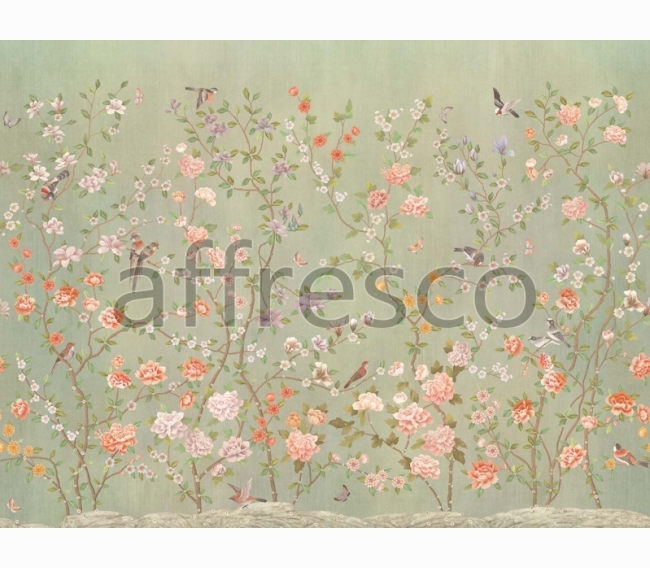 Фрески - Affresco коллекция Цветариум, арт. Chinese garden Color 3