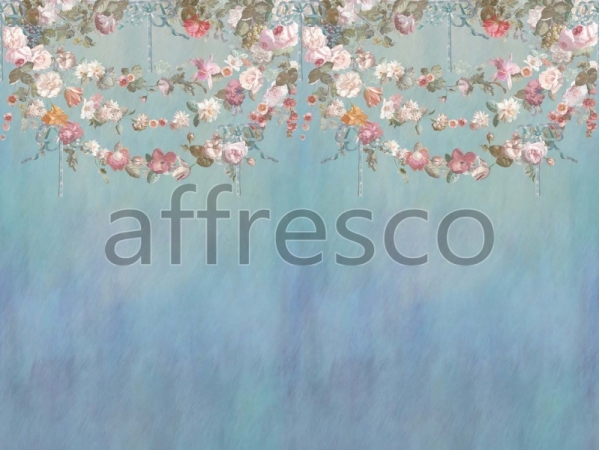 Фрески - Affresco коллекция Цветариум, арт. Flowers on ribbon Color 1
