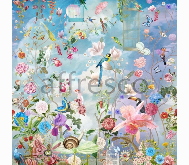 Фрески - Affresco коллекция Цветариум, Morning in tsvetarium Color 4