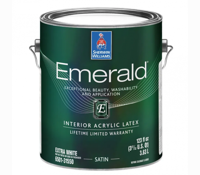 Интерьерная краска Sherwin Williams EMERALD Interior Acrylic Latex FLAT