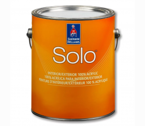 Интерьерная краска Sherwin Williams  Solo 100% Acrylic Latex Paint Flat