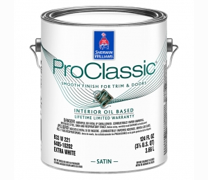 Интерьерная эмаль Sherwin Williams ProClassic Interior Alkyd Satin