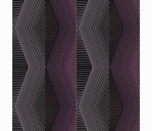 Обои фиолетовые с флоком Khroma Bruggia Lena Grape BRU403