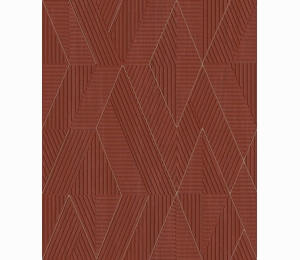 Обои с геометрией Khroma Prisma Barite Rust PRI304