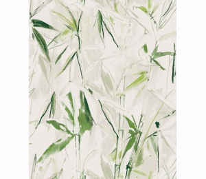 Обои зеленые с цветами Khroma Helium Carrizo Greenery IUM108