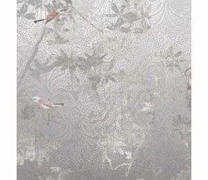 Панно с листьями и птицами Khroma Bruggia Bruggia Bruggia Silver DGBRU1013