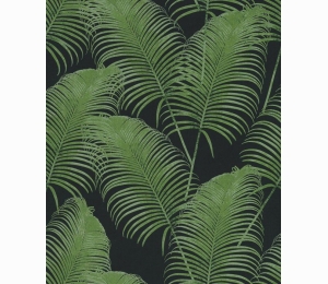 Обои с пальмовыми листьями Khroma Oxygen Paloma Dark Emerald OXY404