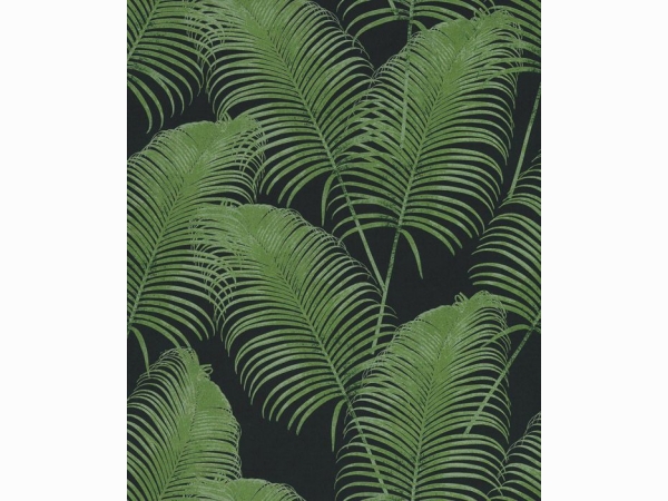 Обои с пальмовыми листьями Khroma Oxygen Paloma Dark Emerald OXY404