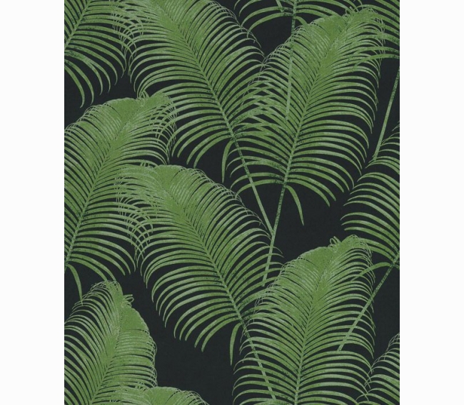 Обои с пальмовыми листьями Khroma Oxygen Paloma Dark Emerald OXY404