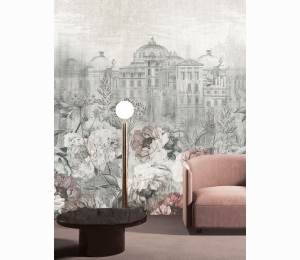 Панно с цветами и замком Khroma Kent Castleview DGKEN3011