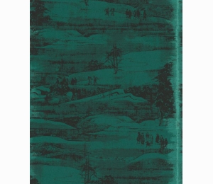 Обои изумрудного оттенка Khroma Misuto Heian Emerald MIS201