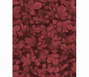 Обои с растительным орнаментом Khroma Kent Ficus Claret KEN102