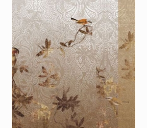 Панно с золотыми листьями Khroma Bruggia Bruggia Bruggia Gold DGBRU1044
