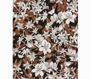 Обои с цветами лилий Khroma Kent Malva Mahogany KEN205