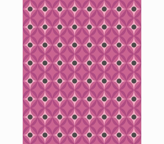 Обои розовые геометрические Khroma Kidzzz Candy Orchid KIZ302