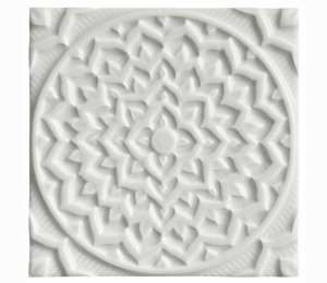 Декоративные элементы ADEX EARTH Relieve Mandala Cosmos Gray 15x15 см ADEH4013