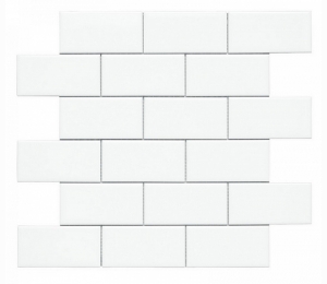 Декоративные элементы ADEX NERI Liso PB Blanco Z (5х10) Enmallado 30,5x30,9 см ADNE1046