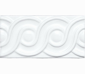 Бордюры ADEX NERI Relieve Clasico Blanco Z 7,5x15 см ADNE4113