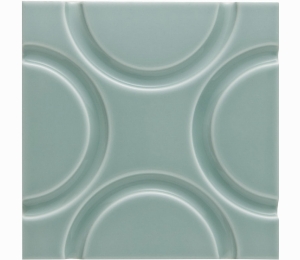 Декоративные элементы ADEX NERI Relieve Geo Sea Green 15x15 см ADNE4148