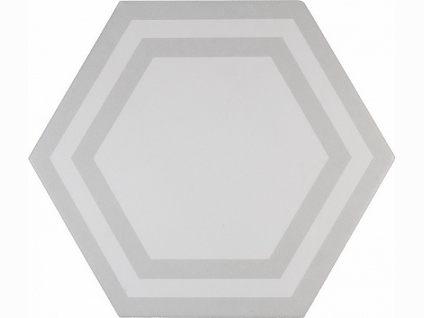 Керамогранит ADEX PAVIMENTO Hexagono Deco Light Gray 20x23 см ADPV9019