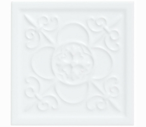 Декоративные элементы ADEX STUDIO Декор Relieve Vizcaya Snow Cap 14,8x14,8 см ADST4028