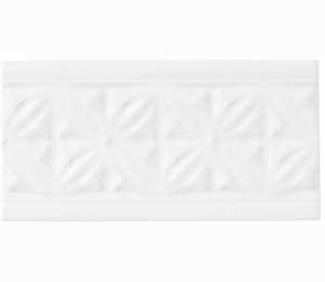 Бордюры ADEX STUDIO Бордюр Relieve Gables Snow Cap 10x19,8 см ADST4046