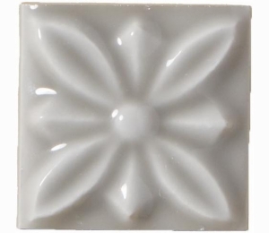 Декоративные элементы ADEX STUDIO Вставка Relieve Flor № 1 Graystone 3x3 см ADST4059