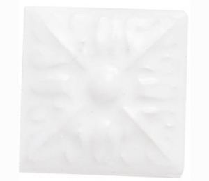 Декоративные элементы ADEX STUDIO Вставка Relieve Flor № 2 Snow Cap 3x3 см ADST4060