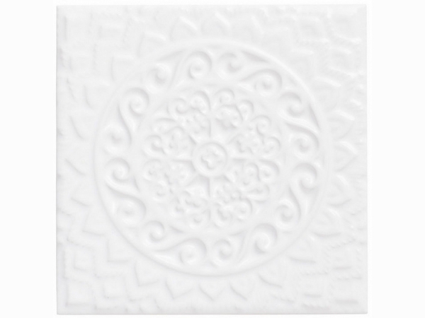 Декоративные элементы ADEX STUDIO Декор Relieve Mandala Universe Snow Cap 14,8x14,8 см ADST4074
