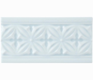 Бордюры ADEX STUDIO Бордюр Relieve Gables Ice Blue 10x19,8 см ADST4081