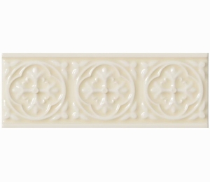 Бордюры ADEX STUDIO Бордюр Relieve Palm Beach Almond 7,5x19,8 см ADST4085