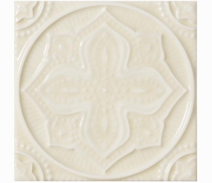 Декоративные элементы ADEX STUDIO Декор Relieve Mandala Planet Almond 14,8x14,8 см ADST4097