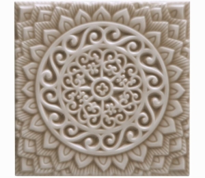 Декоративные элементы ADEX STUDIO Декор Relieve Mandala Universe Sands 14,8x14,8 см ADST4100