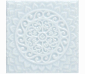 Декоративные элементы ADEX STUDIO Декор Relieve Mandala Universe Ice Blue 14,8x14,8 см ADST4102