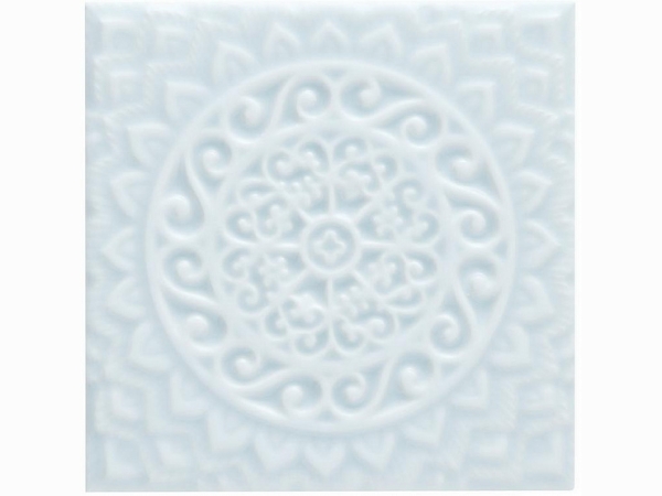 Декоративные элементы ADEX STUDIO Декор Relieve Mandala Universe Ice Blue 14,8x14,8 см ADST4102