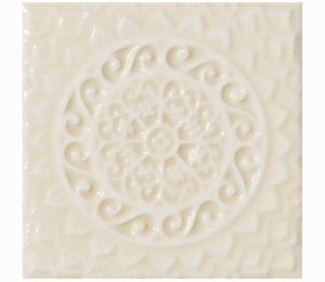 Декоративные элементы ADEX STUDIO Декор Relieve Mandala Universe Almond 14,8x14,8 см ADST4103