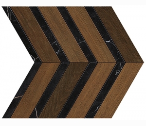 Мозаика HEARTWOOD MOKA MARBLE CHEVRON, 29,4x28,7 +31370