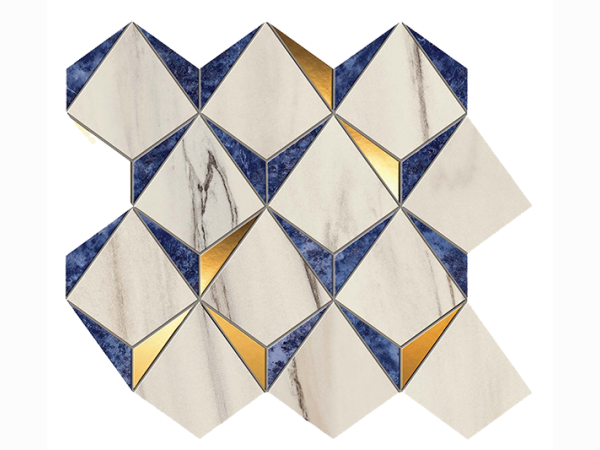 Мозаика MARVEL DIAMONDS BIANCO - ULTRAMARINE, 35,8x32,9 +31350