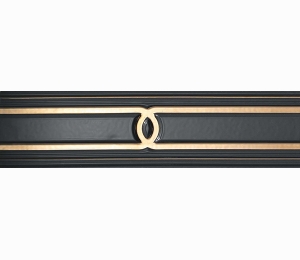 Бордюр керамич. MARVEL GOLD BLACK, 7,8x30,5 +17358