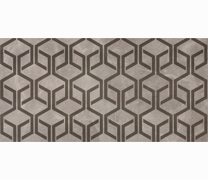 Декор керамич. MARVEL GREY FLEURY HEXAGON, 40x80 +18302