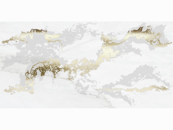 Керамогранит Brennero Venus Decor Solitaire Gold- White Lapp/Rett 60x120