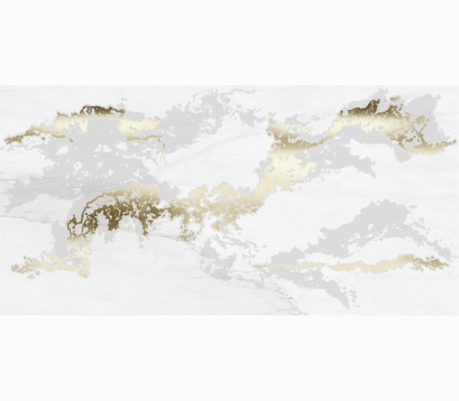Керамогранит Brennero Venus Decor Solitaire Gold- White Lapp/Rett 60x120