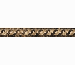 Керамическая плитка Marmocer Emperador 45 Бордюр 80x10 PJD-SDPH045 (d)