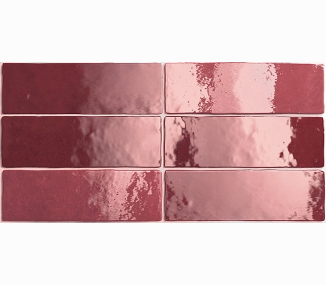 Керамическая плитка для стен EQUIPE ARTISAN Burgundy 6,5x20 см 24467