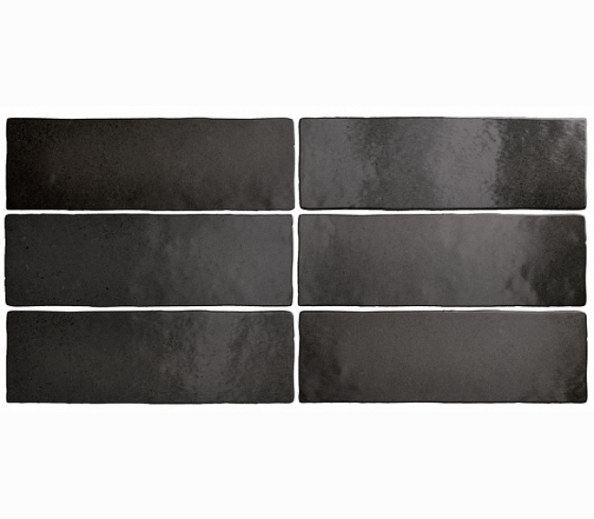 Керамическая плитка для стен EQUIPE MAGMA Black Coal 6,5x20 см 24962