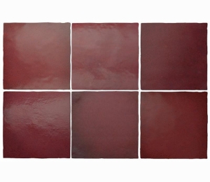 Керамическая плитка для стен EQUIPE MAGMA Burgundy 13,2x13,2 см 24977