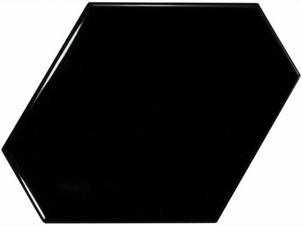 Керамическая плитка для стен EQUIPE SCALE Benzene Black 10,8x12,4 см 23833