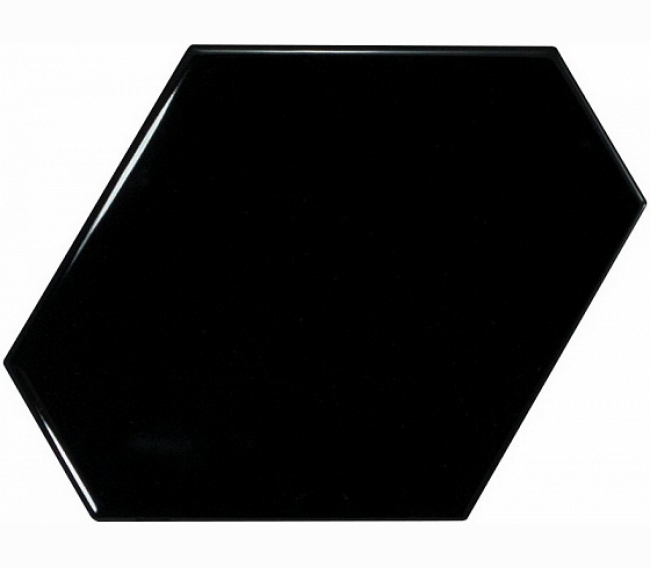 Керамическая плитка для стен EQUIPE SCALE Benzene Black 10,8x12,4 см 23833