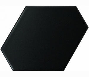 Керамическая плитка для стен EQUIPE SCALE Benzene Black Matt 10,8x12,4 см 23832