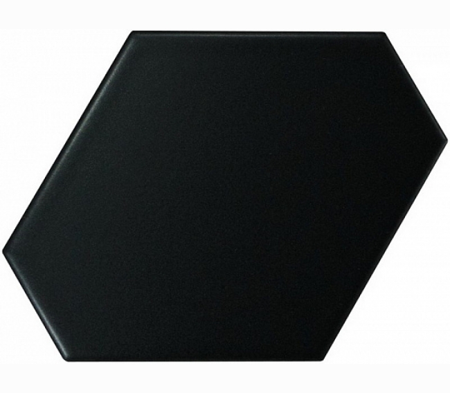 Керамическая плитка для стен EQUIPE SCALE Benzene Black Matt 10,8x12,4 см 23832